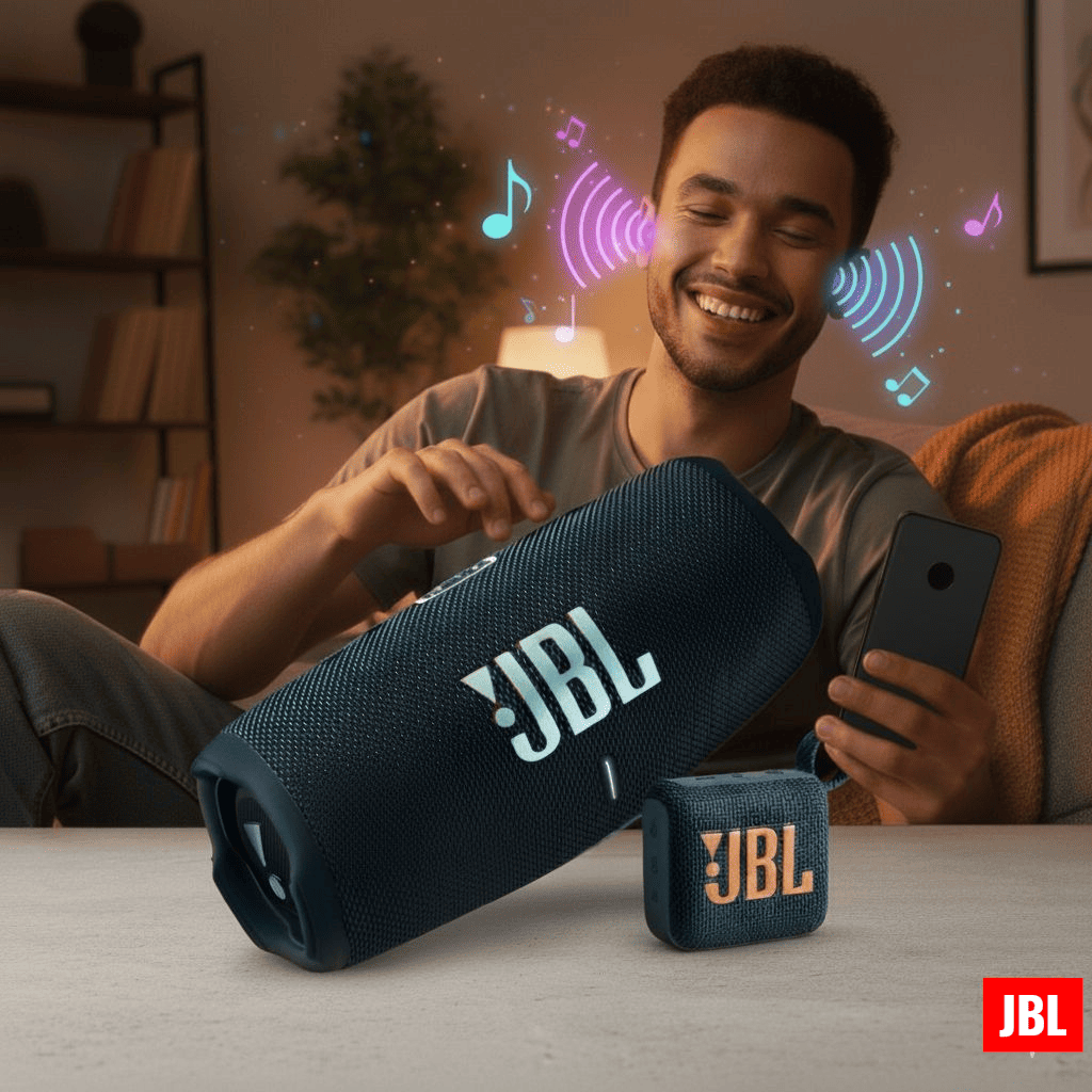 Parlante JBL Charge 5 + Go 4
