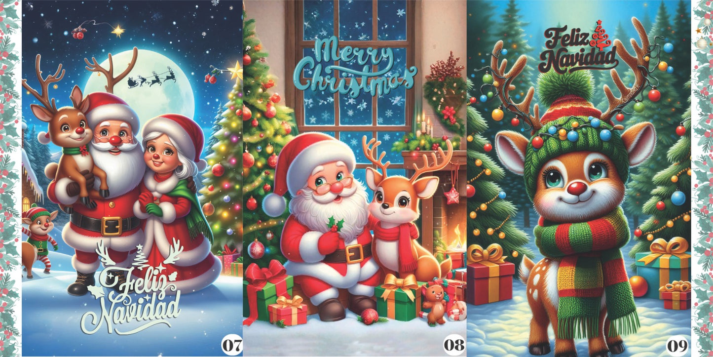 Fundas Navideñas Para Puerta (Calidad Premium)