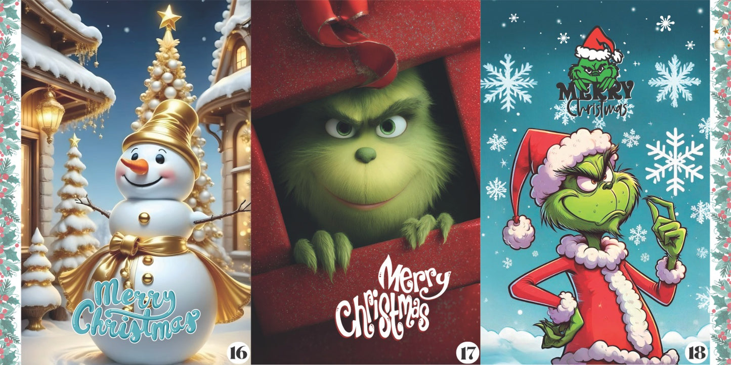 Fundas Navideñas Para Puerta (Calidad Premium)